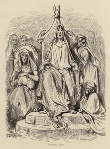 De familie van Angst door Gustave after Dore